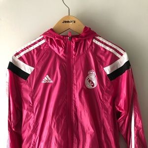 Adidas Real Madrid windbreaker sz M